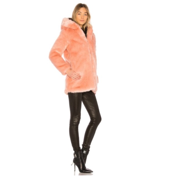 LPA Faux Fur Coat NWT - Picture 6 of 8